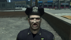 Silver finish badge on dark navy hat(WIP)