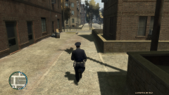 dark navy uniform officer