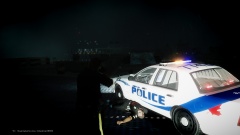 Officer Burton arrives to see the body of Officer Jefferson