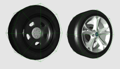 2013 Ford Rims (PI and civilian)