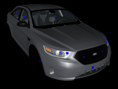 2013 Ford Taurus Police Interceptor HQ Interior [Exterior View]
