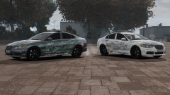 Jaguar XF Safety Cars - Side-by-side