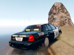 Ford Crown Victoria With California State Police Skin