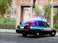 Ford Crown Victoria With Howard County Police Skin