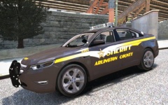 Ford Taurus With Arlington County Sheriff Police Skin