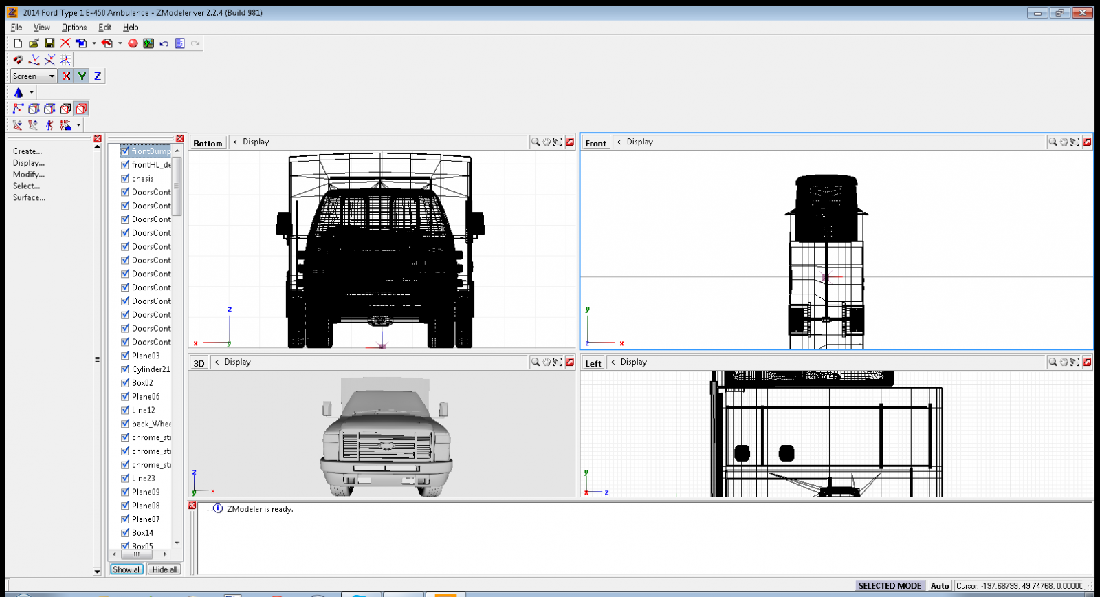 2014 Type 1 Ford E-450 Ambulance WIP