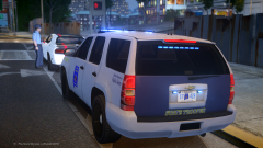 Alabama State Trooper on a traffic stop