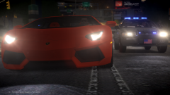 Aventador vs Crown Vic
