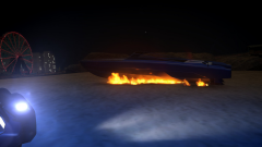 My boat is on fire!