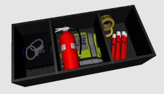 Odyssey trunk organizer, handcuffs, ect.