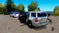 One of the new Tahoe's seen assisting in a routine traffic stop
