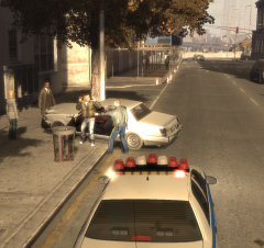 Get out off that car!