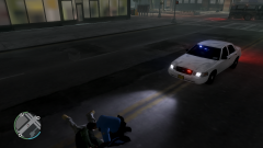 Portland Officer tending to victim