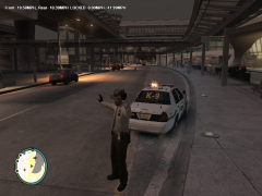 Deputy Directing traffic at the Airport