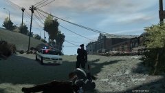 Leftwood Police provide scene control at a OD scene