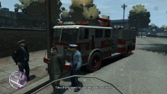 Stolen fire engine pursuit ends in arrest