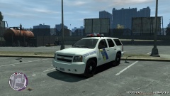 Alderney State Police Tahoe