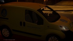 Swedish mail van