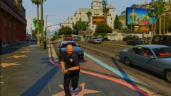 Gun Drawn at The Walk of Fame