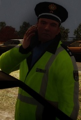 Autobahn Polizist