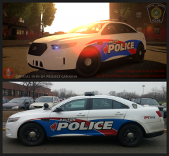 Halton Regional Police Service - 2013 Ford Police Interceptor (Old Scheme)