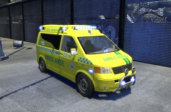 VW Transporter Norwegian Ambulance