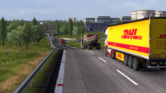 A Scania arriving in France