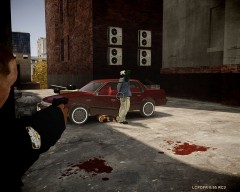 tried to run over his wife...