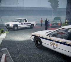 Car hit by Train in Ontario