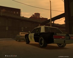 old school CHP Dodge