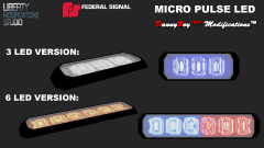 Federal Signal Micro Pulse 3 & 6 Point LED