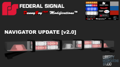 Federal Signal Navigator Lightbar (UPDATE) [v2.0]