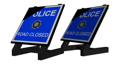 Road Closure Sign - PSNI [WIP]