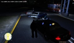 On Scene of Late Night Accident