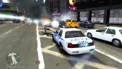 random taxi caught fire