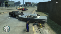 Charleston PD HEAT officer after a chase