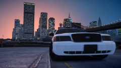 Just a Crown Vic enjoying the views of Liberty County...
