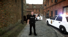 Burgluary in progress.