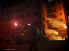 LCFR Responds to building fire