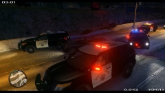 CHP Officer involved traffic accident