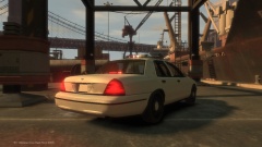 ford crown victoria with an els v8 rotator lightbar (2)