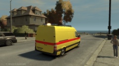 finished model of the ambulance