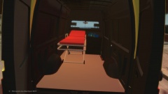 finished model of the ambulance
