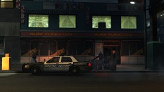 Getting some takeout food at the Sum Yung Gai