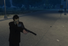 Business/Hitman with Silenced Glock 18c