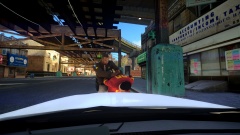 Sgt Jones of the LCSO making an arrest of a subject with a warrant.