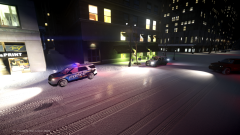 Midnight in the snowstorm