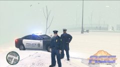 Patrol in the Snow