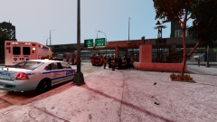 LCPD ESU and FDNY attending a MVA pin job