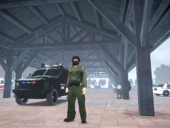 SWAT team on scene